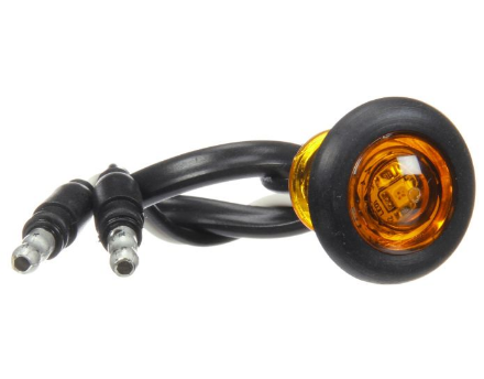 LED LIGHT 33 series .75" Yellow-Round Grommet Mount